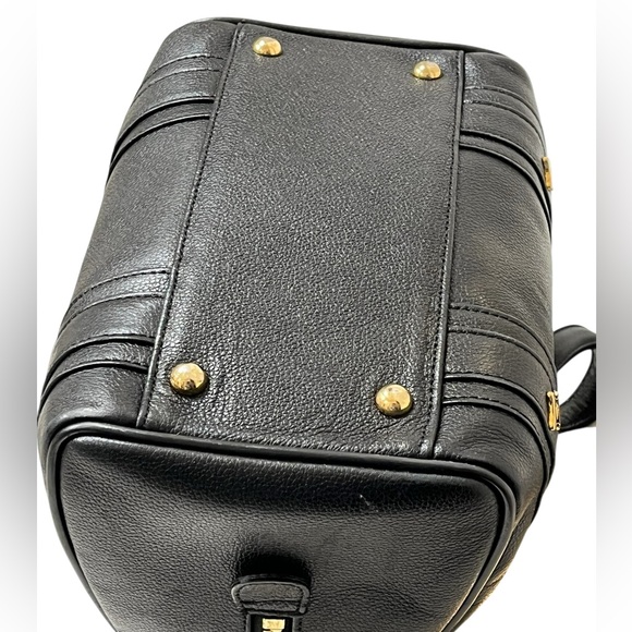 MCM Black Leather Boston Bag - Picture 10 of 15